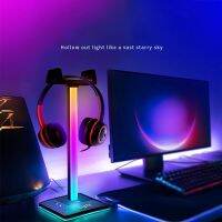 Luminous RGB Headphone Bracket Pick-Up Rhythm Atmosphere Light Game Headset Rack Headphone Bracket