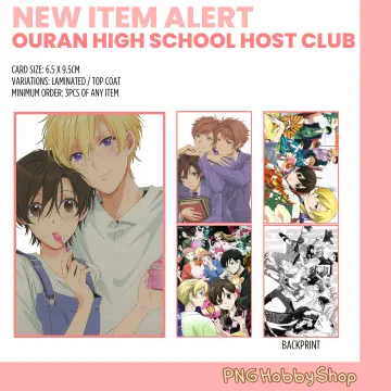 Ouran High School Host Club Cartoon T-shirts Casual Loose 100% Cotton  Unisex Japanese Anime