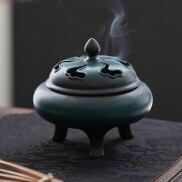 Lư xông trầm - Lư hương đổt trầm - Xông trầm sứ cao cấp