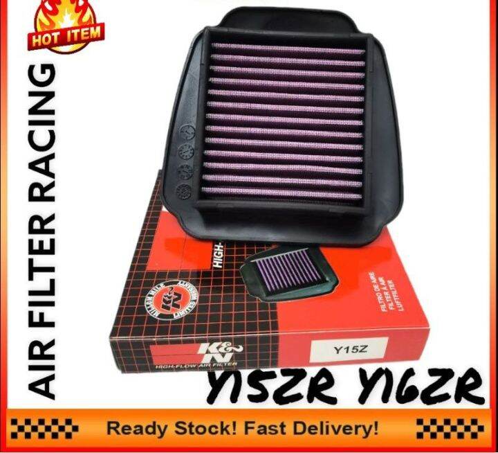 YAMAHA Y15ZR Y15 Y16 Y16ZR RACING AIR FILTER AIR CLEANER HIGH FLOW FILTERWASHABLE,PENAPIS UDARA