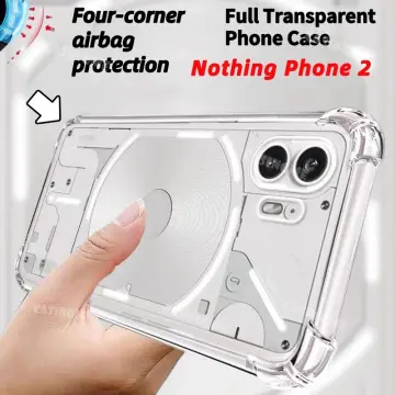 KEYSION Shockproof Case for Nothing Phone 2 1 Soft Silicone+PC