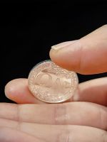 [Small size 25mm] Special YES NO coin for decision-making coin magic finger turning magic coin lucky coin