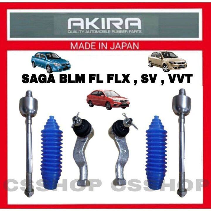 PROTON SAGA BLM , FL , FLX , SAGA VVT NEW TIE ROD END & RACK END SET