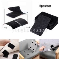 5pcs Self-adhesive Seamless Sticker Fixed Velcro Carpet Sofa bed Sheets Fixer Tablecloth Anti-slip Floor Mat Corners Pad