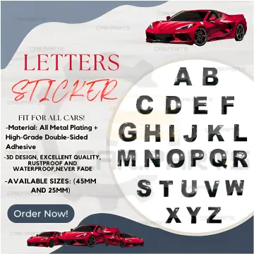 40pcs diy english alphabet letter number