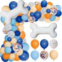 （koko party supplies）อุปกรณ์งานเลี้ยงวันเกิด BalloonArch Set 117 PiecesOrange Blushdogbloons BoysBluey Theme