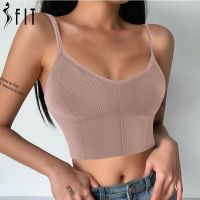 [ใหม่] SFIT ผู้หญิง39; S Top ไม่มีรอยต่อกีฬา Bra Tube Top Beauty Back Bralette ชุดชั้นในสตรีชุดชั้นในเซ็กซี่ Push-Up Bras โยคะ Bra Crop Top