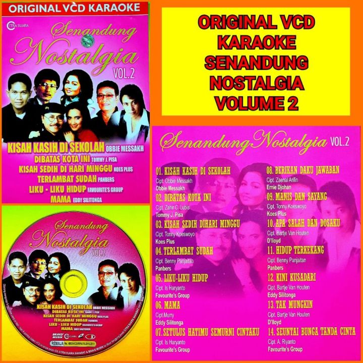 Kaset Original Vcd Video Musik Lagu Karaoke Pop Kenangan Nostalgia Tembang Lawas Lazada Indonesia 5274