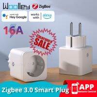 Woolley SA-029 Zigbee Smart Socket 16A EU Plug 3840W Smart Home Wireless Zigbee Switch Work with Google Home Alexa SmartThings