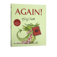 English original childrens picture book again! Once more! Greenway award Emily Gravett Wu minlan book list childrens Enlightenment learning English dinosaur series