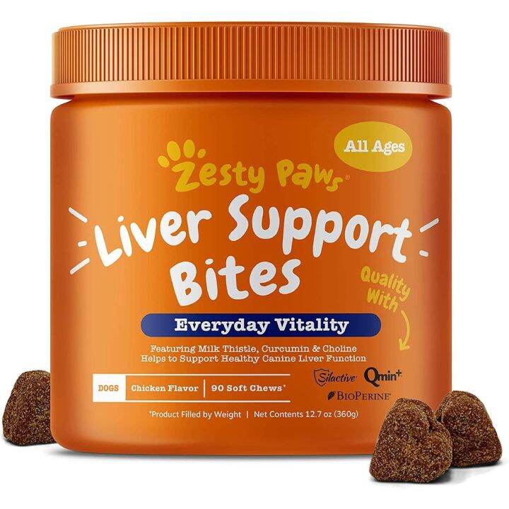 Zesty Paws Liver Support Bites 90ct (Chicken Flavor) | Lazada PH