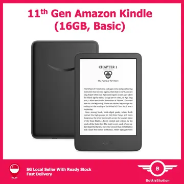 Kindle – The lightest and most compact Kindle, now with a 6” 300 ppi  high-resolution display, and 2x the storage – Black