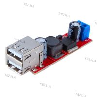 Dual USB DC DC 6V-40V To 5V 3A  Step-down Double USB Power Charger Converter Module For Vehicle LM2596 BuckYB23TH