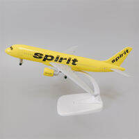 20ซม. โลหะ USA Air Spirit Airbus 320 A320 Airlines Diecast เครื่องบินรุ่นเครื่องบินเครื่องบินเครื่องบินรุ่น W ล้อผู้ถือ #007