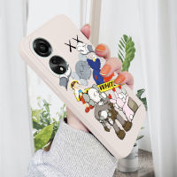 เคส PMP เคส Hp สำหรับ OPPO A78 4G A78 4G ยี่ห้อแฟชั่นดั้งเดิมเคสโทรศัพท์รูปแบบขอบสี่เหลี่ยมของเหลวปลอกซิลิโคนเคสป้องกันกล้องคลุมทั้งหมด