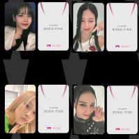 BlackPink BORN PINK Photo Cards Blackpink Shut Down Photo Cards Jennie Lisa Jisoo Rose Lomo Cards 4 Per Set