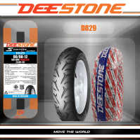 ยางนอก DEESTONE (ดีสโตน) D829 T/L (ไม่ต้องใช้ยางใน) ขอบ 12