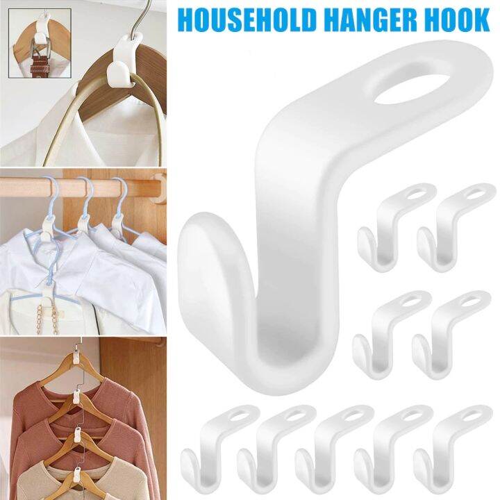 10pcs Clothes Hanger Connector Hooks,Magic Hanger Hooks,Heavy Duty