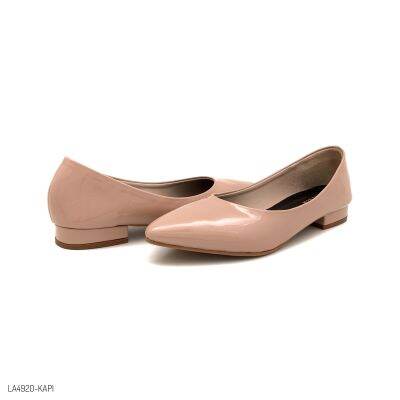 HaloBangkok รองเท้า Flat Shoes หนังไมโครไฟเบอร์ รุ่น LA4920