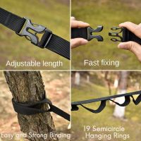 Outdoor Hanging Rope Portable Lanyard Canopy Hanger Camping Campsite Storage Strap Backpacking Hiking Tent Accessories