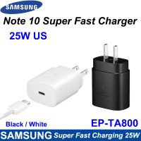 [KOLT Digital] Note 10 25W Original Samsung Adaptive Fast Charger US สำหรับ Galaxy S10 S10 E Note 9 8 A7 2017 USB Wall Fast Charging Power Adapte