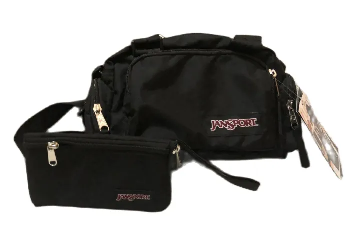JanSport Shoulder Bag and Mobile Wallet BLACK Lazada PH