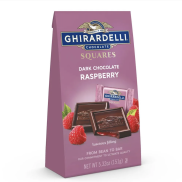 SOCOLA ĐEN VUÔNG GHIRARDELLI Squares Dark Chocolate with Raspberry Filling