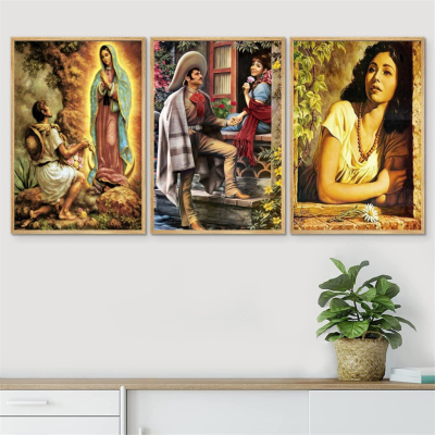 Helguera Jesus Artistic Canvas Wall Decor-ของขวัญที่ปรับแต่งได้สำหรับ Modern Home-24X36 Poster