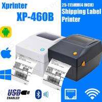 Xprinter เครื่องพิมพ์เครื่องพิมพ์ใบเสร็จด้วยความร้อนฉลากบาร์โค้ด460B เครื่องพิมพ์บาร์โค้ดบลูทูธ USB 20-100มม. สำหรับเครื่องทำบาร์โค้ด UPS DHL