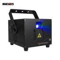 SHEHDS 3W เอฟเฟกต์3D เต็มรูปแบบไฟที่สแกนเลเซอร์ RGB สำหรับเครื่องฉายแสงบนเวทีดีเจดิสโก้บาร์ปาร์ตี้