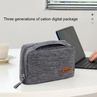 Travel Cable Storage Bag Portable Digital Storage Bags Carrying Case for Digital Camera USB Charger Power Bank Organizer Bag Printing Stamping