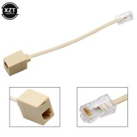 1 PCS 8P4C / RJ45 Male RJ11 6P4C To Female M / F Adapter telephone Ethernet Cable To Phone Line Plug Connector