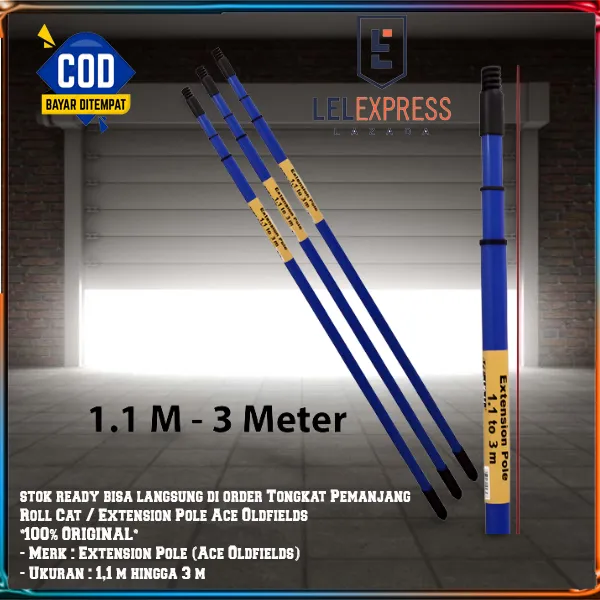 TONGKAT CAT ACE OLDFIELDs EXTENSION POLE GAGANG KUAS ROLL 11M 3M