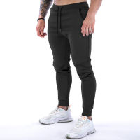 2021 Men Casual Trousers Joggers Cotton Pants Gym Workout Track Breathable Muscle Fitness Running Slim Fit Tapered Sweatpant