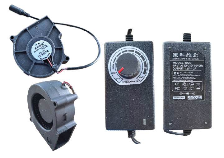 พัดลมระบายอากาศความร้อน-พัดหอยโข่ง-เทอร์โบ-dc-12v