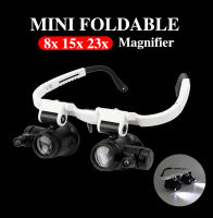 【ส่งของจากประเทศไทย】BEATY Telescope Magnifier แว่นขยาย แว่นขยายLED 8X/15X/23X สำหรับซ่อมนาฬิกา