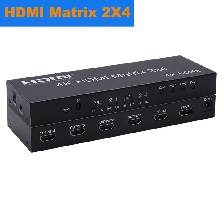 hdmi-compatible-matrix-4k-2k-3d-1080p-hdmi-compatible-2-0-matrix-4x-4สวิทซ์แยก-converter-6x2-matrix-สวิทซ์แยก4x2