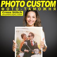 【CC】 Meian Photo Custom Own Picture Cross-Stitch Set Embroidery 11CT Cotton or SilkThread Painting Needlework Printed Canvas