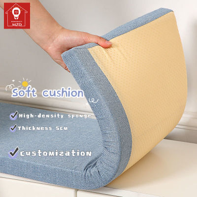 Mzd【หนา5ซม. 】เก้าอี้เปลี่ยนรองเท้า,กระเป๋านุ่ม,เบาะ Bantal Kursi การ์ดปรับแต่ง,เบาะตู้เก็บรองเท้า,โซฟาฟองน้ำคุชชันหนาสูง,Bantal Kursi แข็งหนารูปสี่เหลี่ยมผืนผ้า