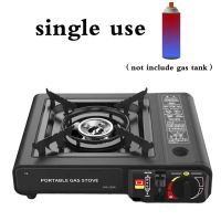 Camping Cassette Stove Automatic Ignition Large Firepower Windproof Energy Saving Dual-use Portable Gas Stove Camping Supply