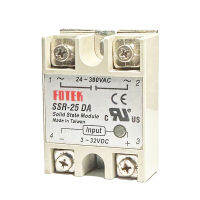 SSR โมดูลตัดต่อวงจร โซลิดสเตตรีเลย์ 25A Solid state Relay 25 DA INPUT 3-32V Output 24-380VAC