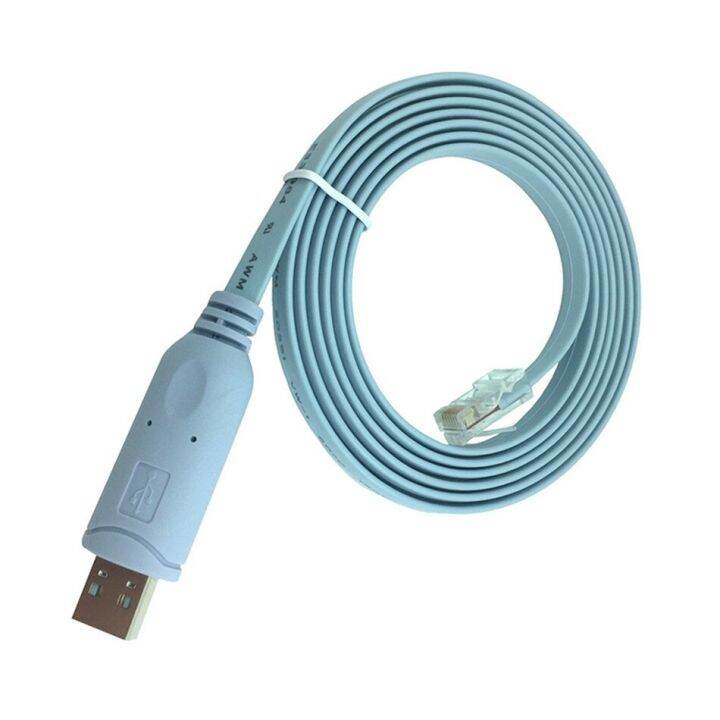 USB Extension RJ45 Console Cable FTDI USB FT232R Chip RS232 Level ...