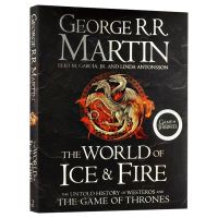 Collins song of ice and fire the world of ice and fire the world of ice and fire sets the rights of hardcover collectable Games English science fiction genuine English books