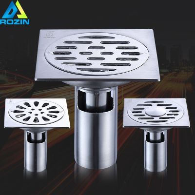 【cw】hotx Floor Drain Shower Waste Drainer 10cm Anti-odor Grate Cover