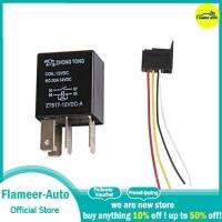 Flameer 1Pair Xรถบรรทุกอัตโนมัติ12V 30Aรีเลย์เอสพีเอสทีพร้อมซ็อกเก็ต4Pin