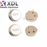 5pcs 315 433MHz Resonator Crystal Oscillator R315A R433A Quartz Through Holes Surface Acoustic Wave Oscillator KIt Round 3 pins WATTY Electronics