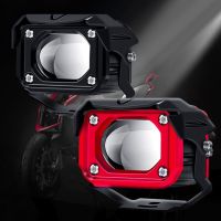 EURS 40W Motorcycle Offroad Laser Fog Lamp Cannon Spot Flood Combo Light/Work Light for Truck Car Wrangler Jeep Headlights