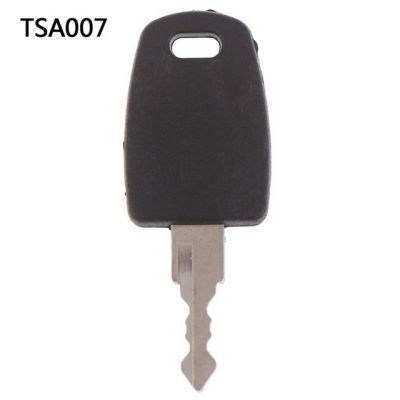 กระเป๋ากุญแจ Tsa002 007อเนกประสงค์สำหรับกระเป๋าเสื้อผ้ากระเป๋าเดินทางอุปกรณ์ฮาร์ดแวร์สีดำ Tsa แบบกุญแจล็อค