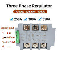 เครื่องควบคุมแรงดันไฟฟ้า Lh3tih สามเฟส380V 300A SCR 4-20mA 2-10V 1-5V