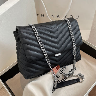 Retro Chain Designer Small PU Leather Crossbody Bags for Women 2022 Spring Womens Trend Luxury Handbags Branded Cross Body Bag
